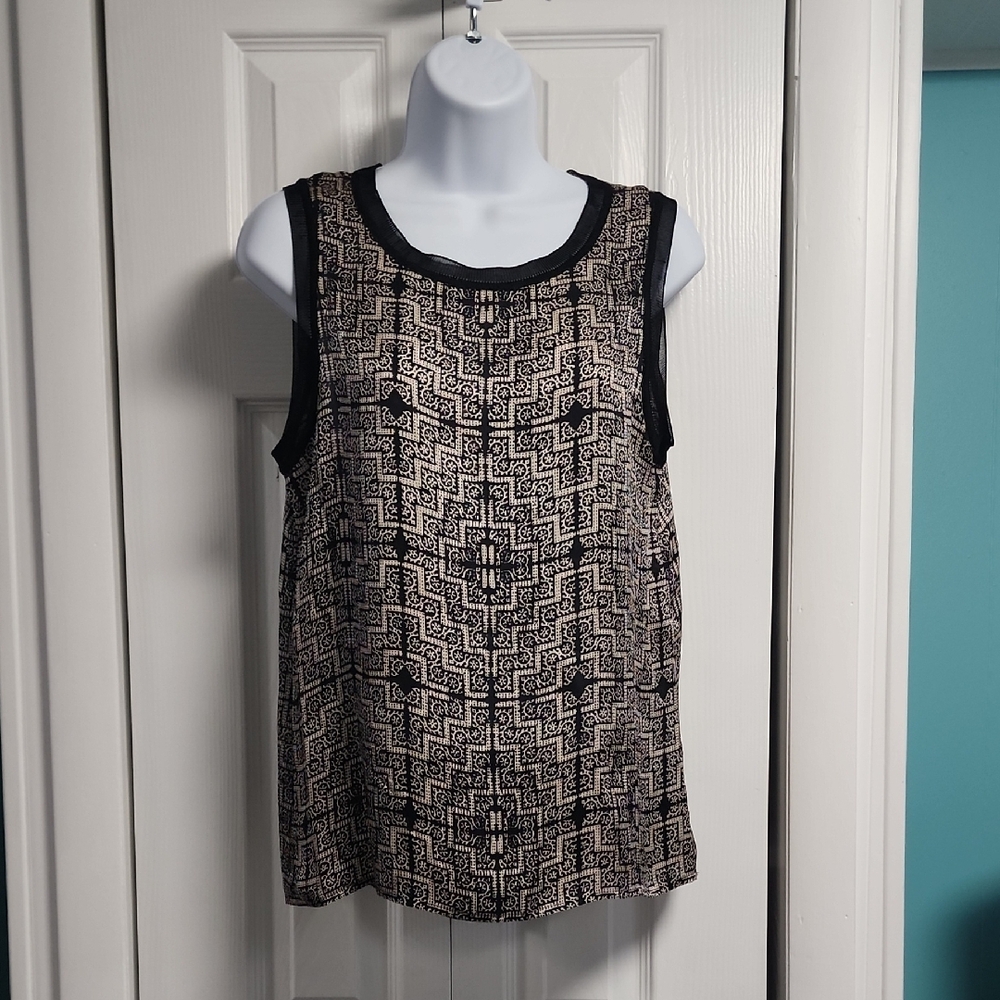 Women's Club Monaco Silk Sleeveless Top XSP